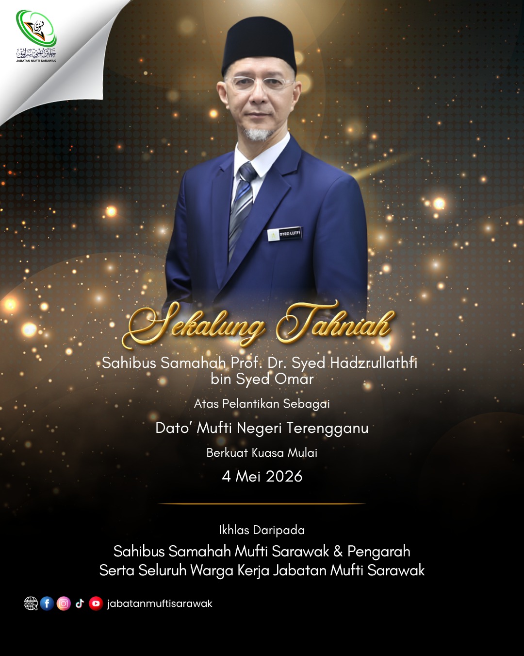 Sekalung Tahniah Mufti Terengganu