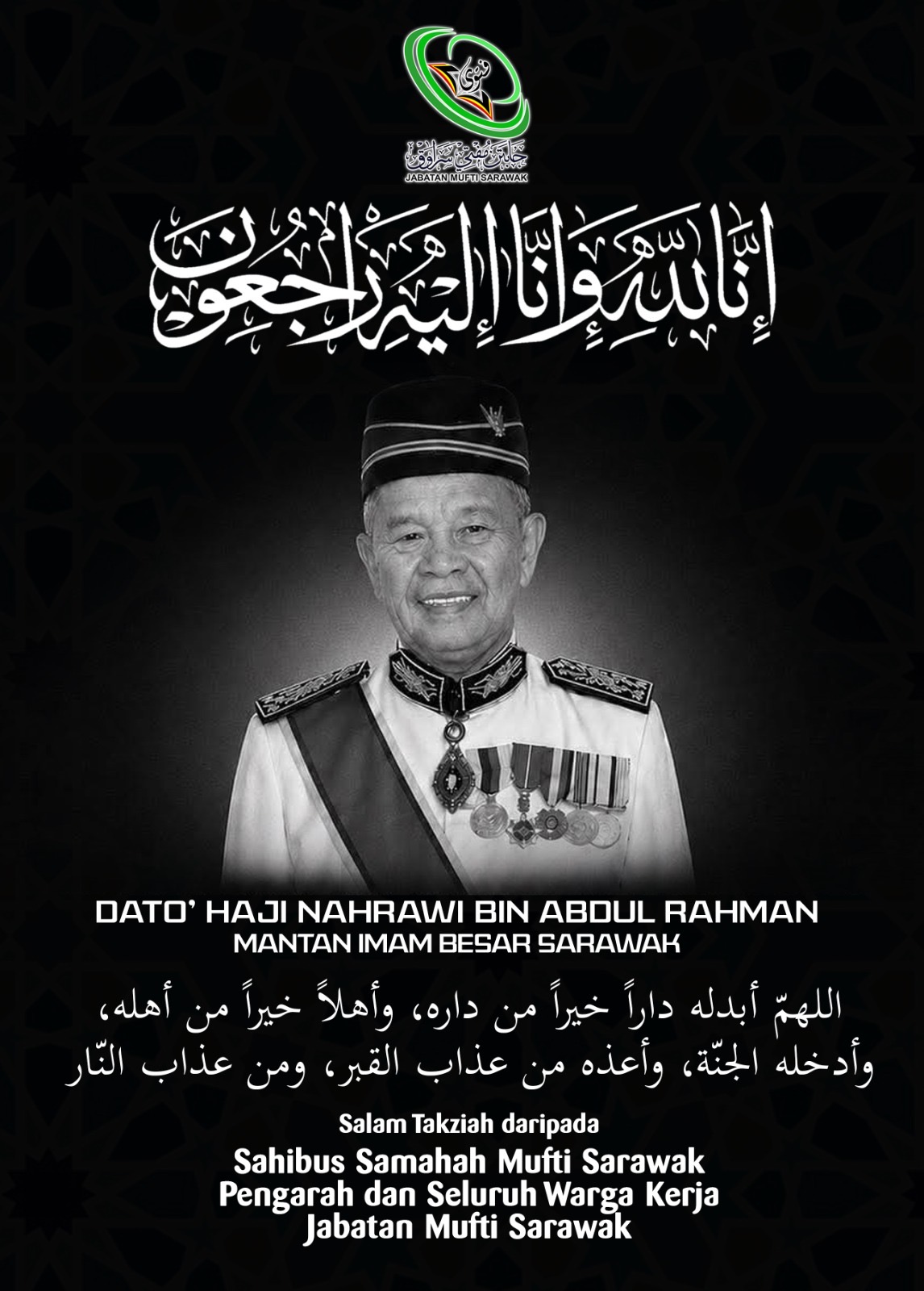 Salam Takziah Datu Haji Nahrawi